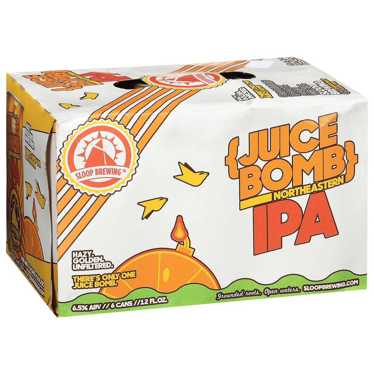 slide 4 of 4, Sloop Brewing Co. Sloop Juice Bomb - 6-12 Fl. Oz., 6 ct; 12 oz