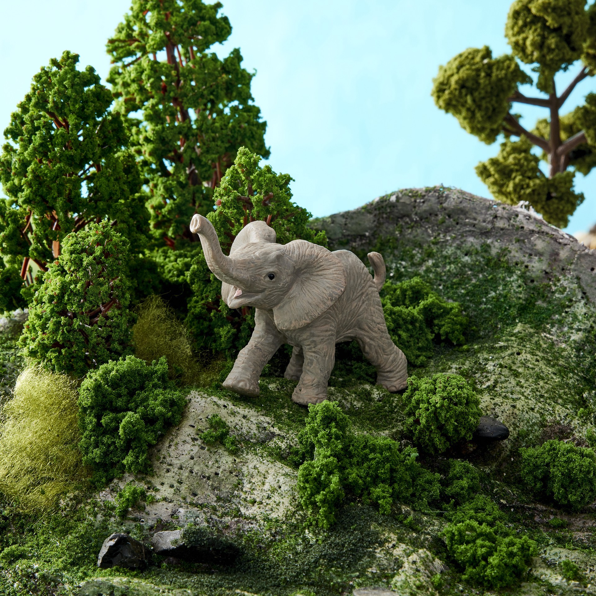 slide 2 of 2, Safari Ltd. Safari Ltd African Elephant Baby, 3.5 in x 2 in