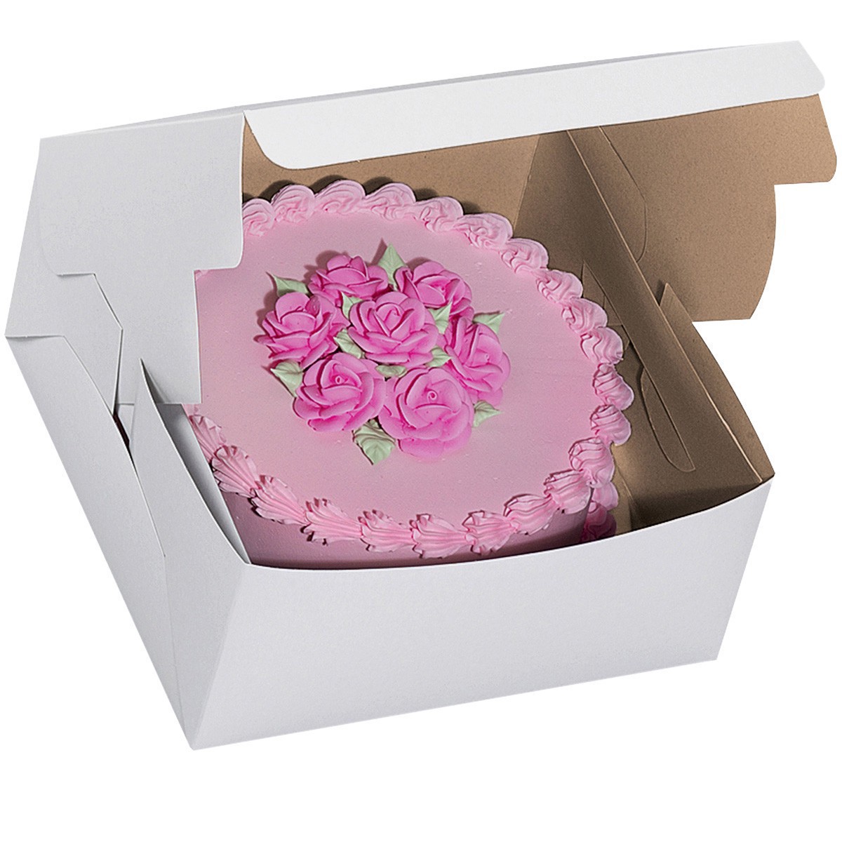 slide 3 of 3, Cake Box By Celebrate It, 10 in x 10 in x 5 in