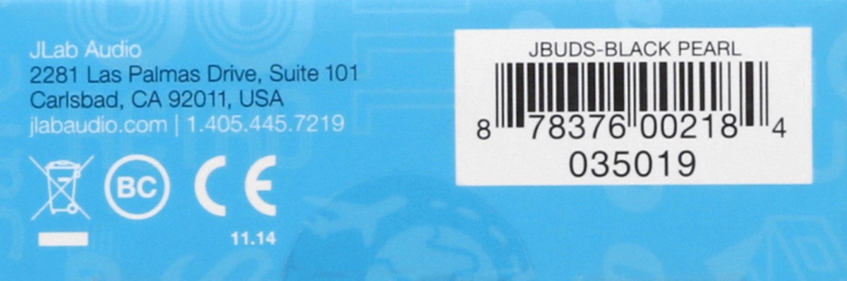 slide 8 of 11, JLab JBuds 2 Black Pearl Earbuds 1 ea, 1 ct