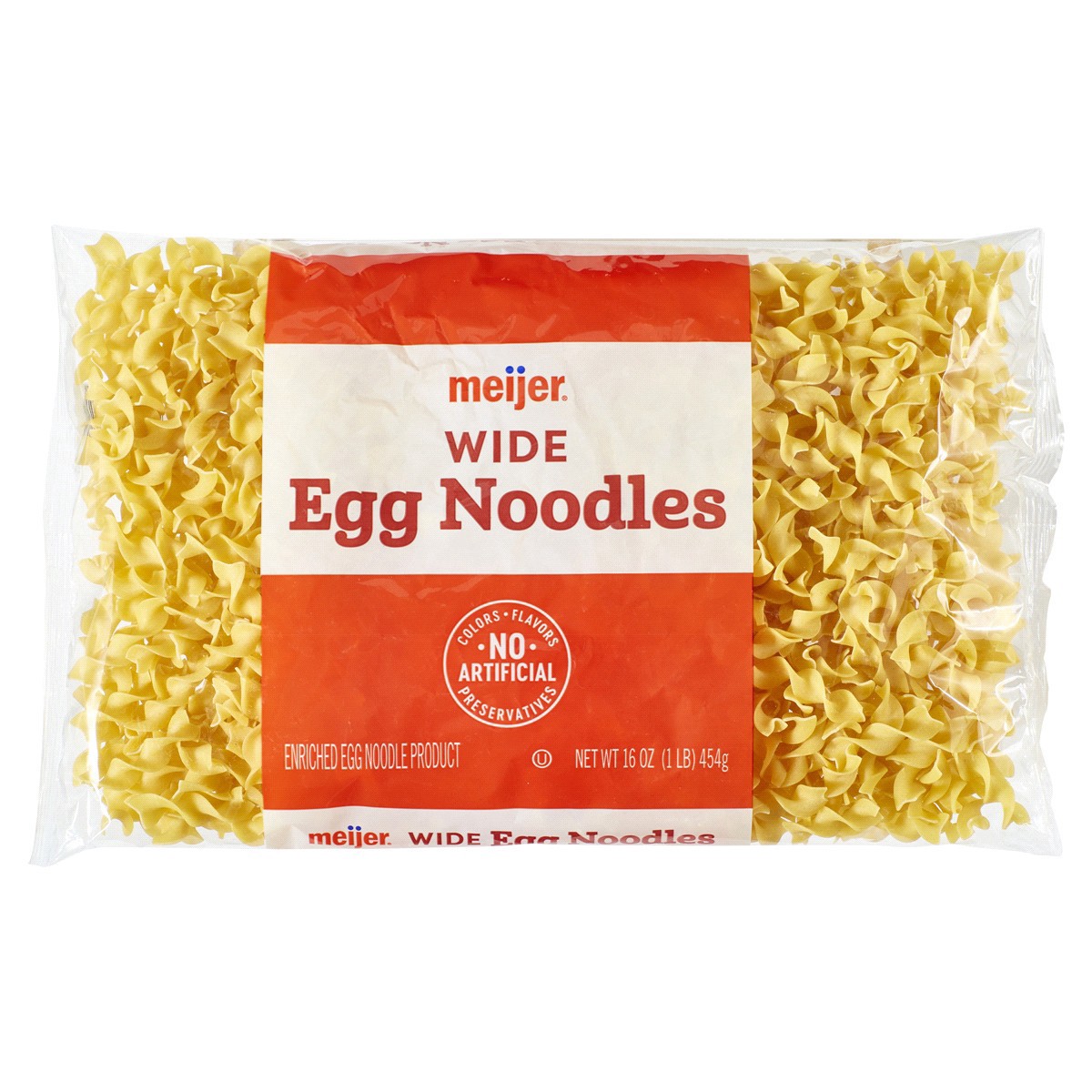 slide 1 of 29, Meijer Wide Egg Noodles, 16 oz