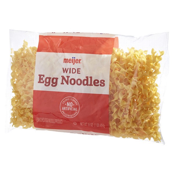 slide 8 of 29, Meijer Wide Egg Noodles, 16 oz
