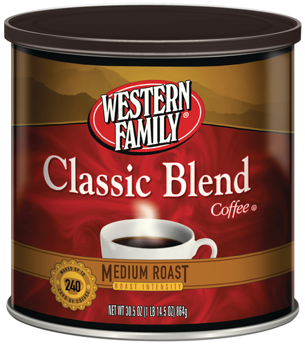 slide 1 of 1, Western Family Classic Blend Coffee - 30.5 oz, 30.5 oz