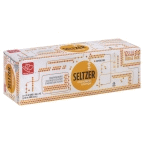 slide 1 of 1, Harris Teeter Mandarin Orange Seltzer - 12 Pack Cans, 144 oz
