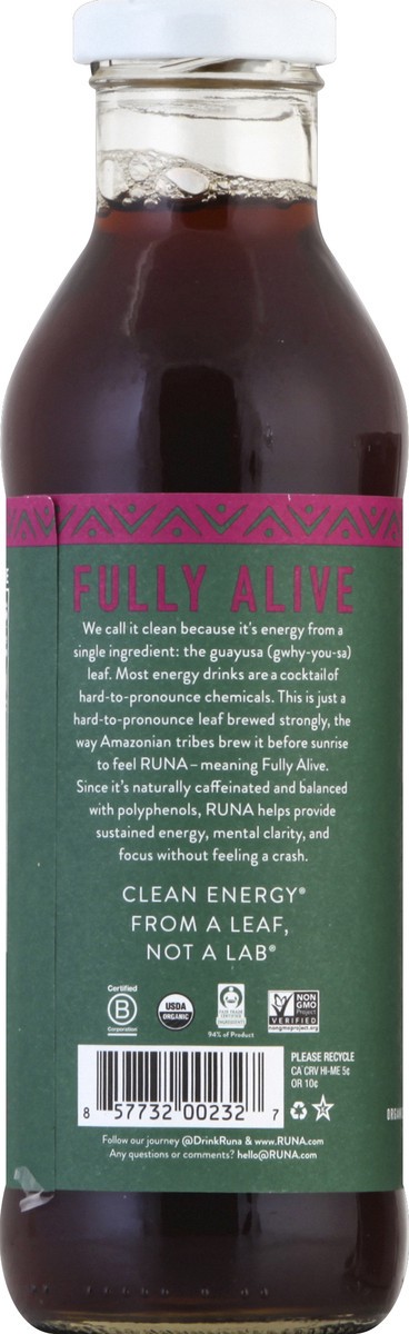 slide 3 of 10, RUNA Bry Runa Tea Guayusa Hib - 14 fl oz, 14 fl oz