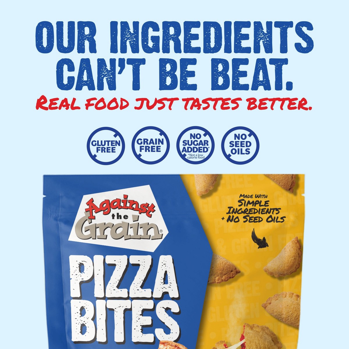 slide 11 of 12, Against the Grain Pizza Bites, Cheese, 10 ct
