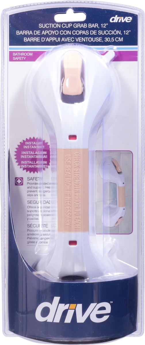 slide 4 of 9, Drive Grab Bar Suction Cup 12", 