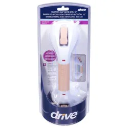 Drive 12 Inch Bathroom Safety Suction Cup Grab Bar - 1 ea