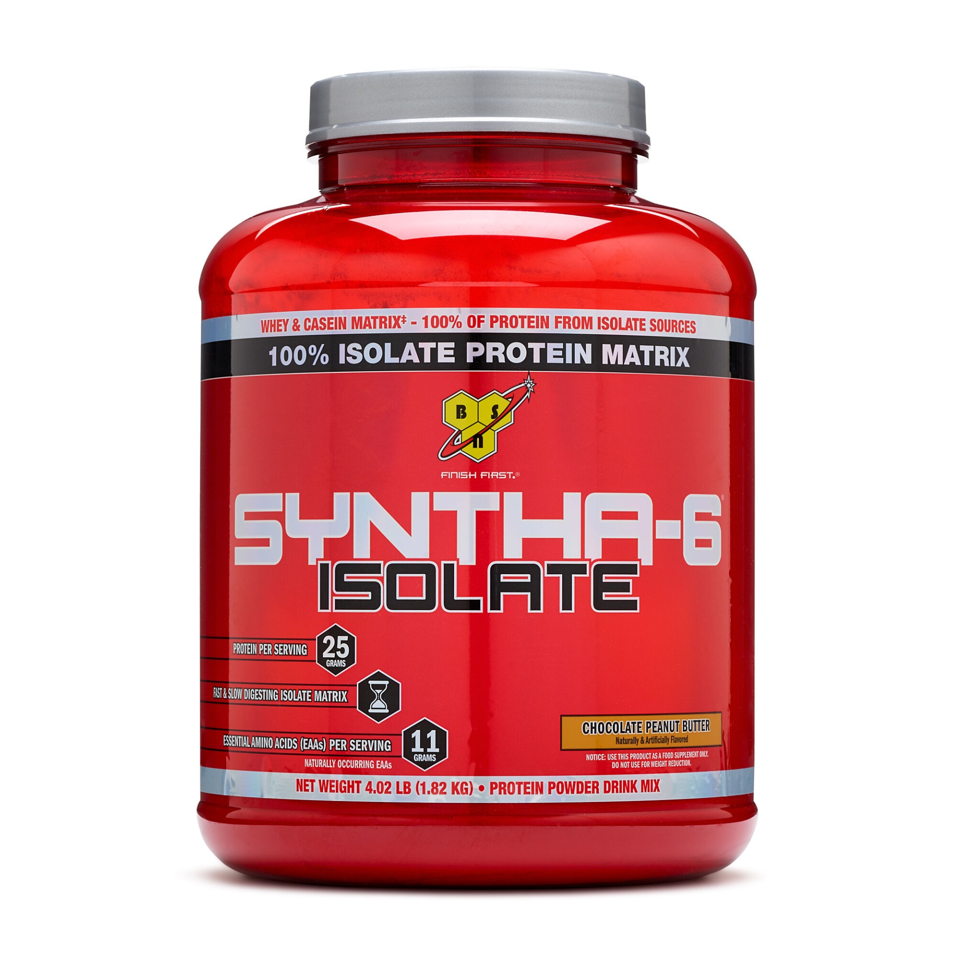 slide 1 of 1, BSN Syntha-6 Isolate - Chocolate Peanut Butter, 4 lb