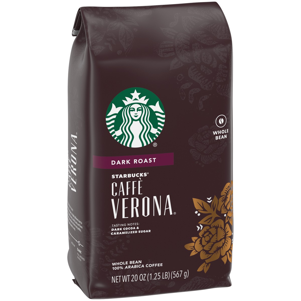 slide 9 of 12, Starbucks Whole Bean Coffee—Dark Roast Coffee—Caffè Verona—100% Arabica—1 bag - 20 oz, 20 oz