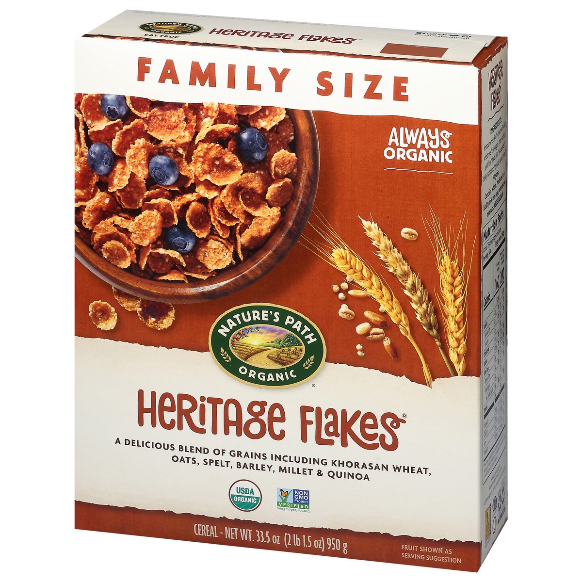 slide 11 of 14, Nature's Path Organic Heritage Flakes Cereal, 33.51 oz