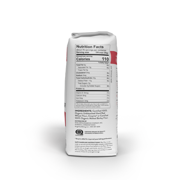 slide 23 of 29, King Arthur Organic Unbleached All-Purpose Flour 5 lb, 32 oz