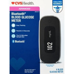slide 1 of 1, CVS Health Bluetooth Blood Glucose Meter, 1 ct