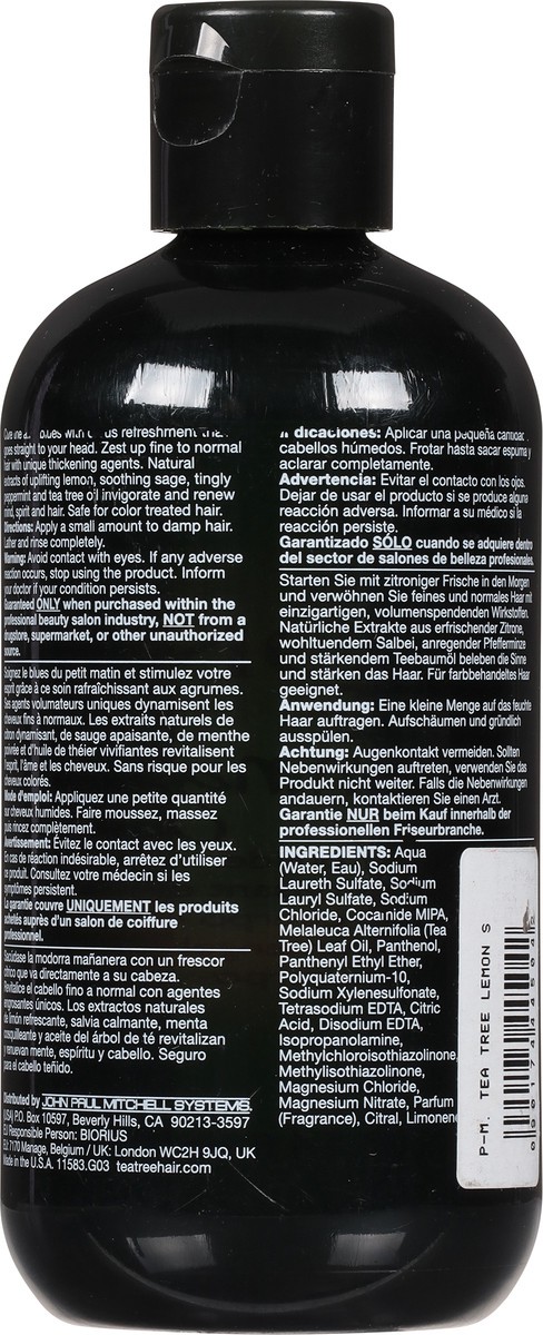 slide 7 of 9, Tea Tree Thickening Lemon Sage Lemon Sage Shampoo 10.14 fl oz, 10.14 fl oz