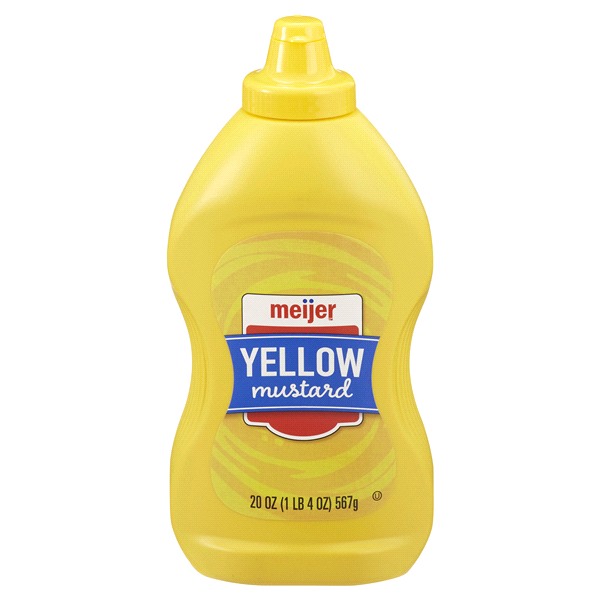 slide 1 of 2, Meijer Yellow Mustard, 20 oz