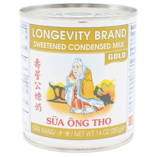 slide 1 of 1, Longevity Sweetened Condensed Milk, 14 oz