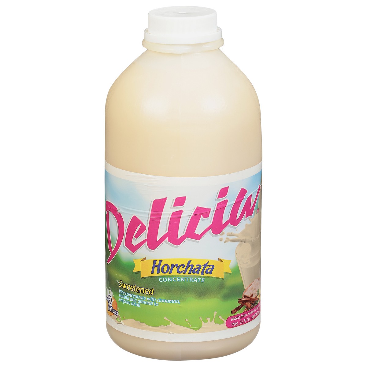 slide 1 of 9, Delicia Sweetened Horchata Concentrate 32 fl oz, 32 oz