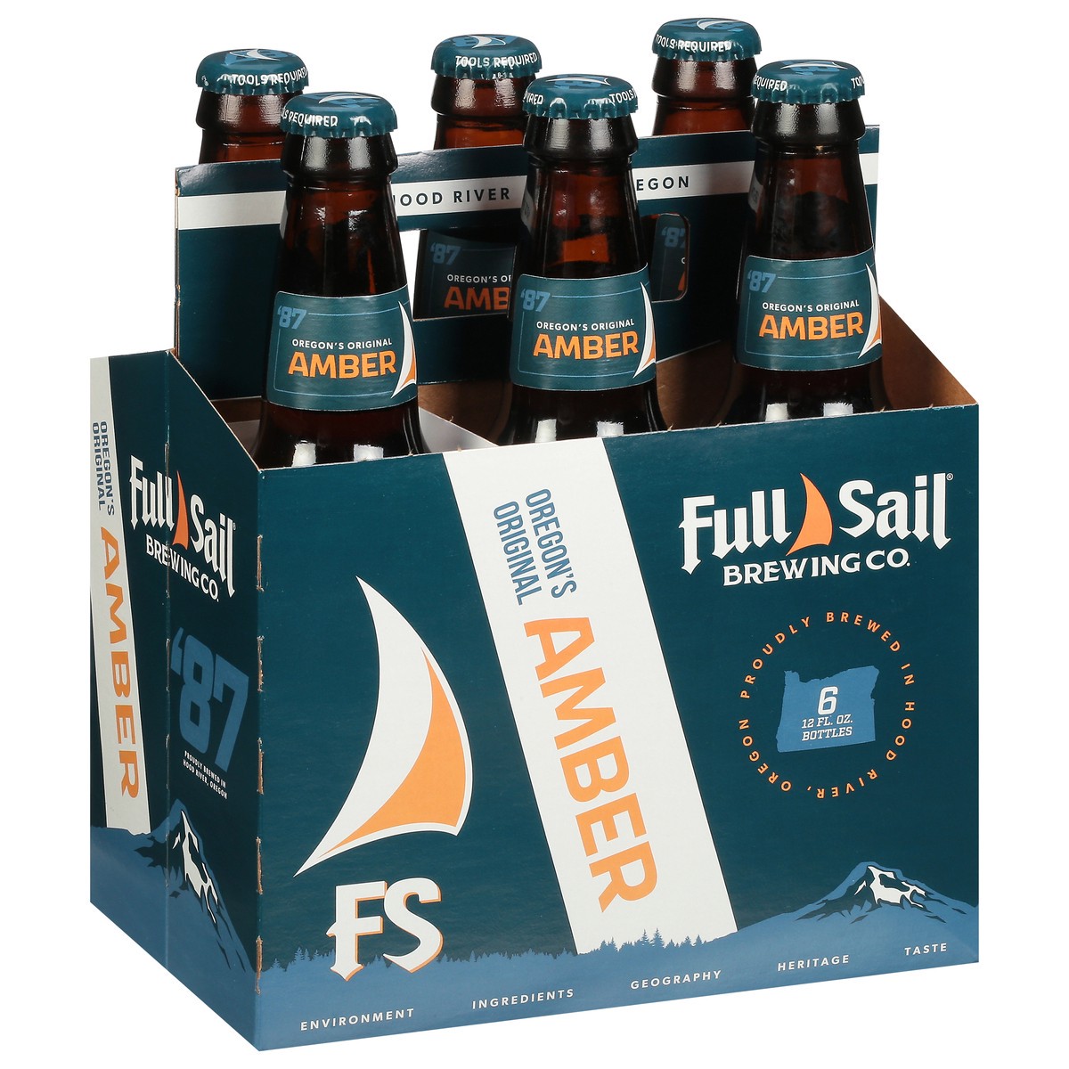 slide 8 of 9, Full Sail Brewing Full Sail Amber Premium Beer 12Pk, 72 fl oz