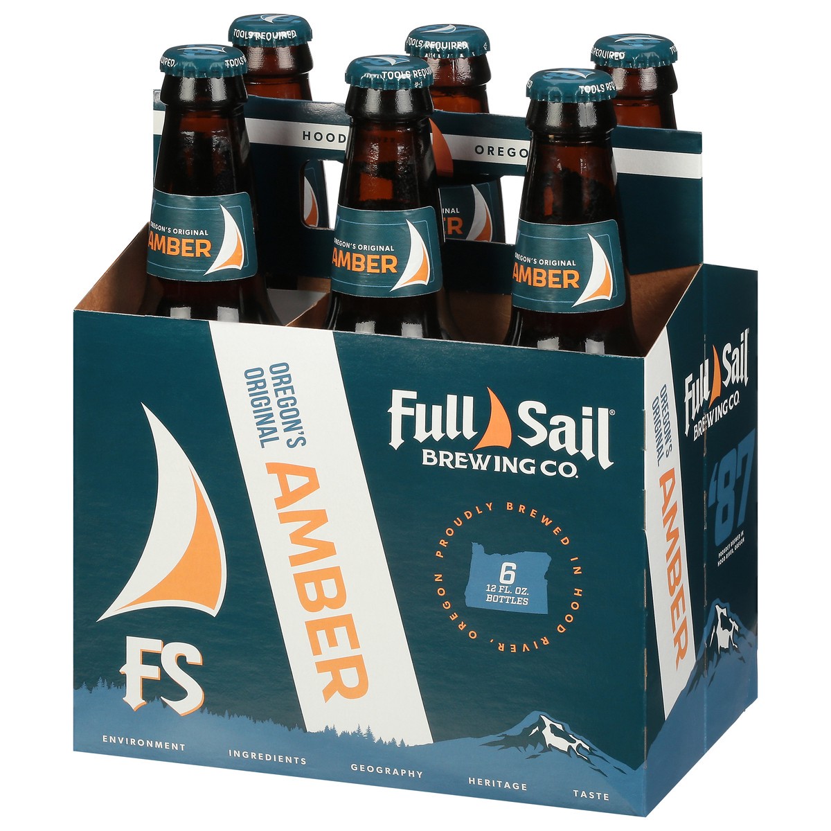 slide 4 of 9, Full Sail Brewing Full Sail Amber Premium Beer 12Pk, 72 fl oz