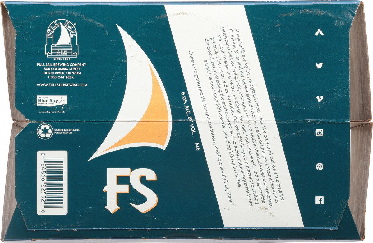 slide 3 of 9, Full Sail Brewing Full Sail Amber Premium Beer 12Pk, 72 fl oz