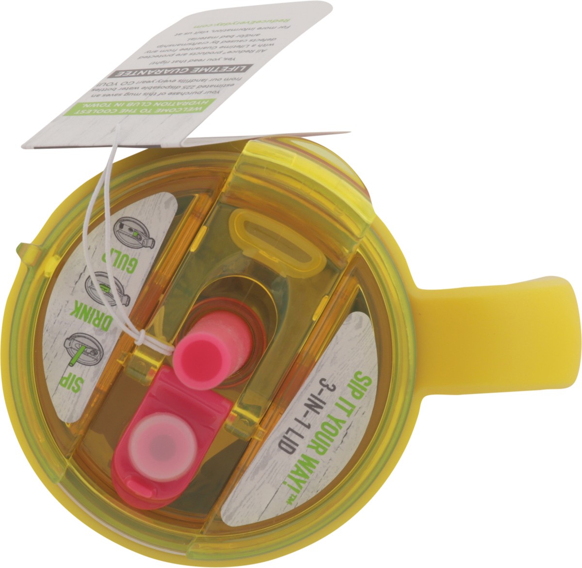 slide 2 of 12, Reduce 14 Ounce Pink Lemonade Coldee Mug 1 ea, 1 ct