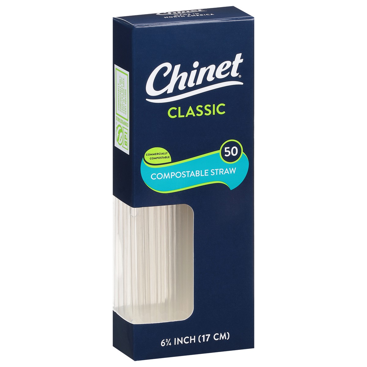 slide 8 of 9, Chinet Compostable Straw, 50 ct