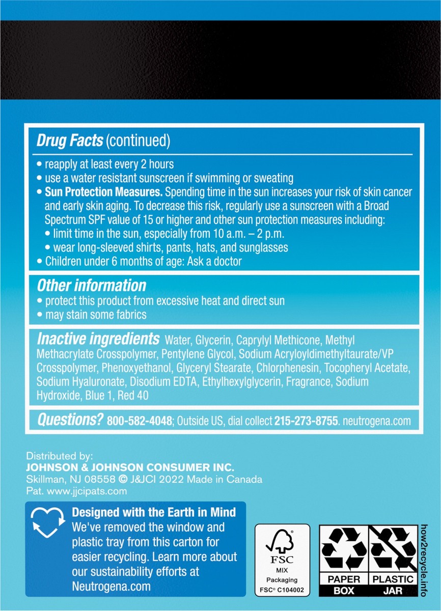 slide 2 of 8, Neutrogena Hydro Boost Face Moisturizer with SPF 25, Hydrating Facial Sunscreen, Oil-Free and Non-Comedogenic Water Gel Face Lotion 1.7 oz, 1.7 oz