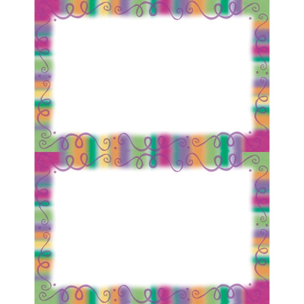 slide 1 of 1, Gartner Studios 2-Up Invitations - Fiesta Border, 24 ct