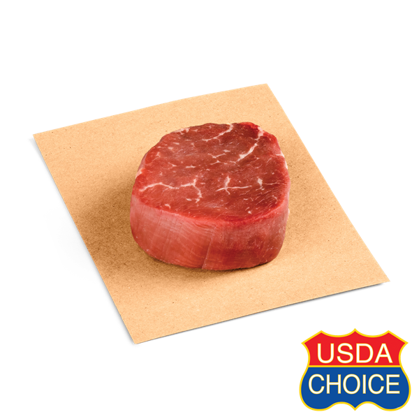 slide 1 of 1, Hy-Vee Choice Reserve Beef Tenderloin Filet Mignon, 5 oz