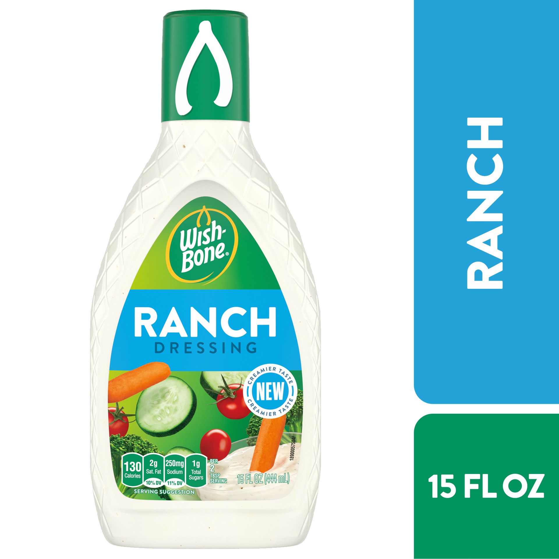 slide 1 of 13, Wish-Bone Ranch Salad Dressing, 15 fl. oz., 15 fl oz