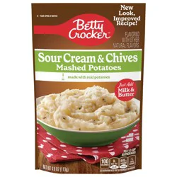 Betty Crocker Sour Cream & Chives Mashed Potatoes, 4 oz.