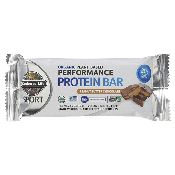 Garden of Life Protein Bar, Performance, Organic PlantBased, Chocolate Fudge 2.7 oz Shipt