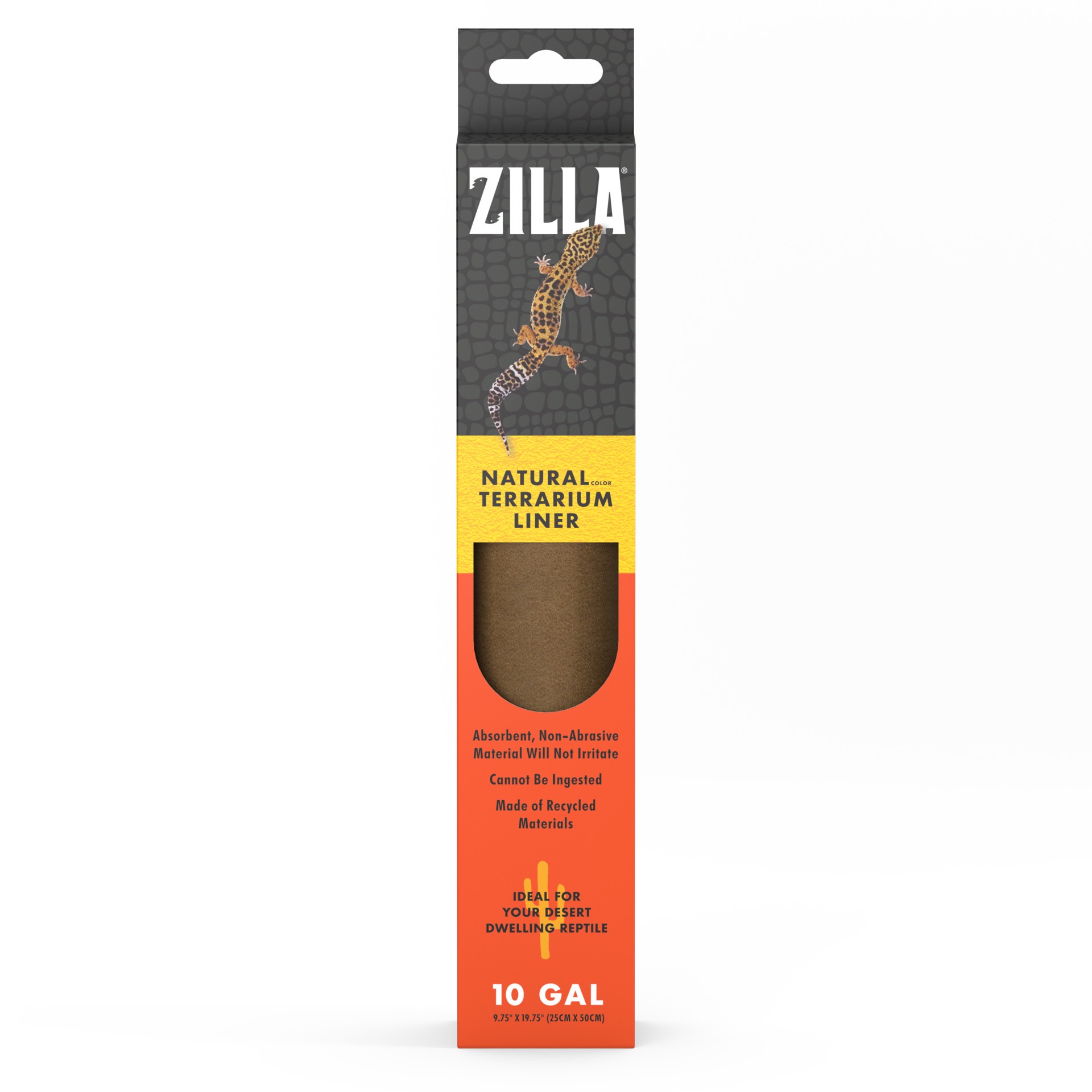 slide 8 of 10, Zilla Reptile Terrarium Liners Brown 10/20X Gallon, 1 ct