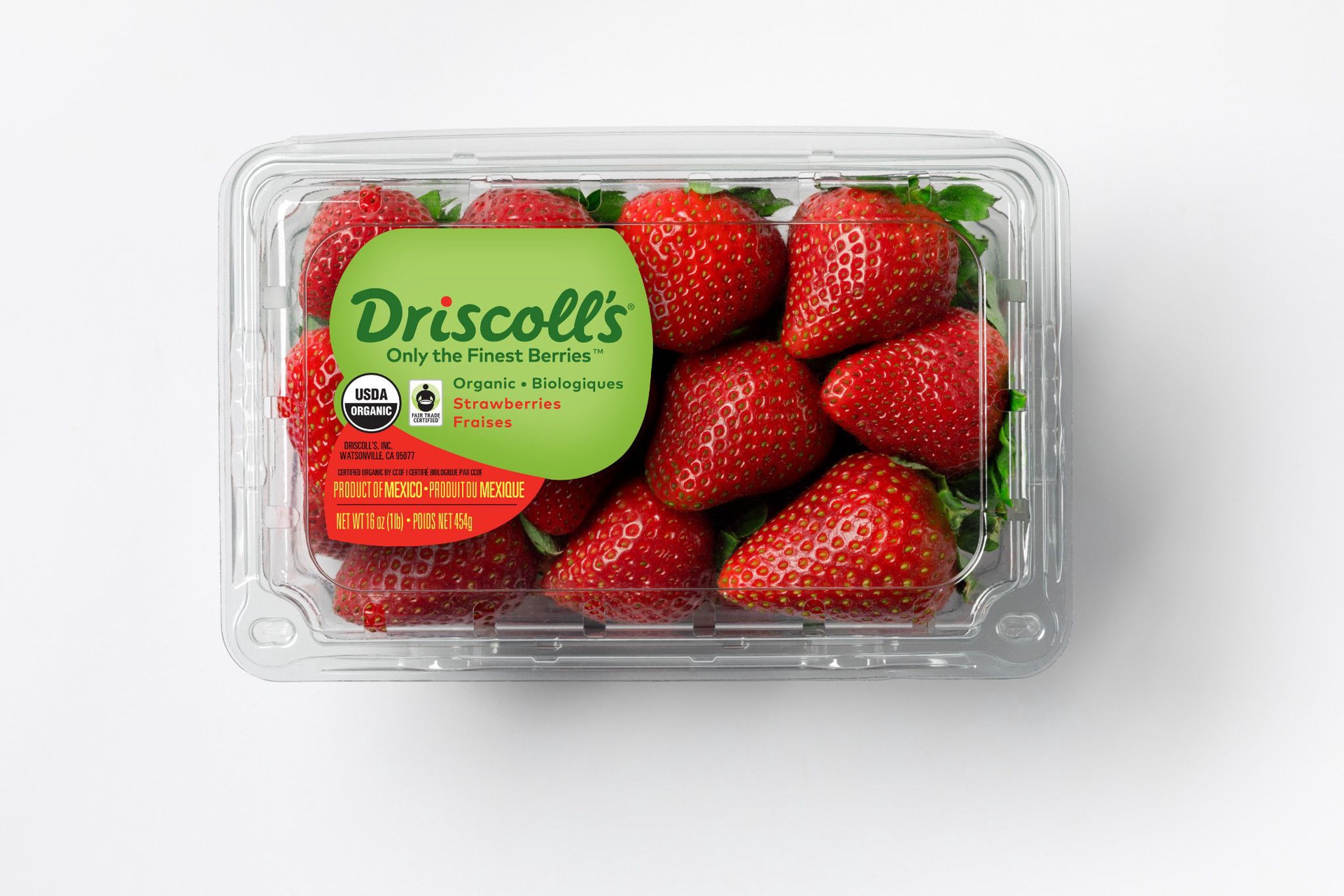 slide 1 of 7, Driscoll's Organic Strawberries, Organic Fair Trade, 16 oz., 16 oz