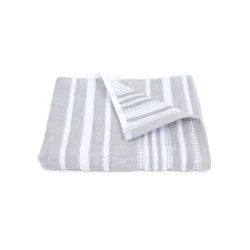Martex Restore Hand Towel, 16 in x 30 in, Grey Batten Stripe