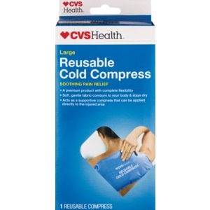 slide 1 of 1, CVS Health Gentle Fabric Cold Compress, Large, 1 ct