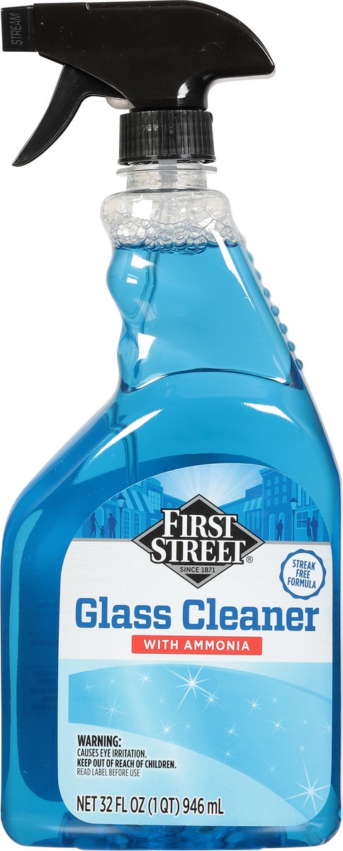 slide 12 of 12, First Street Glass Cleaner Spray, 32 oz