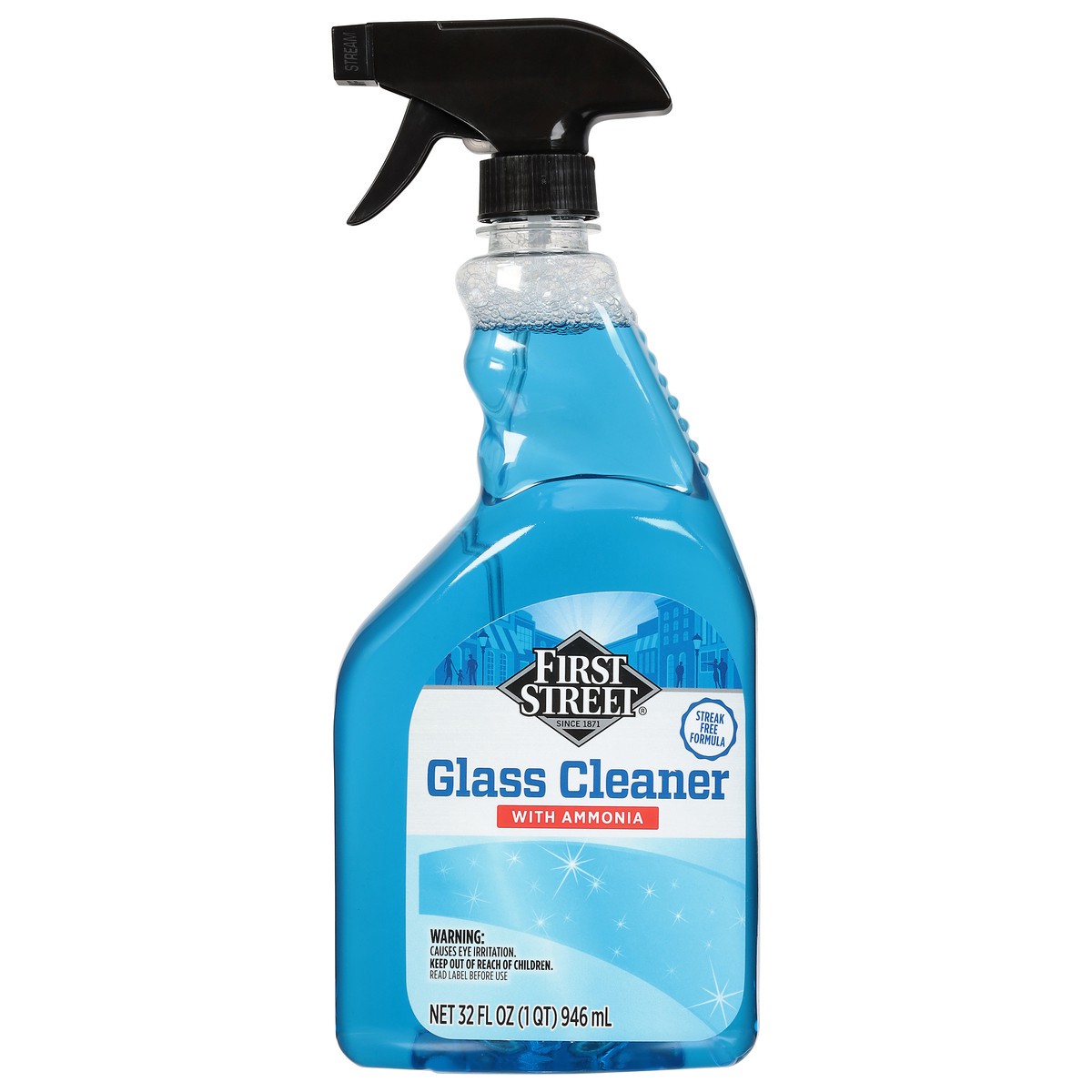 slide 8 of 12, First Street Glass Cleaner Spray, 32 oz