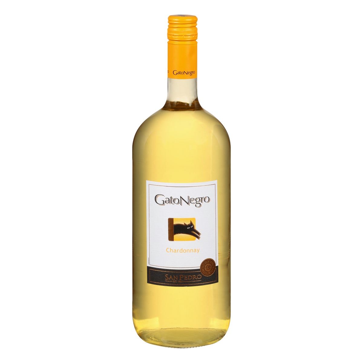 slide 1 of 1, Gato Negro Chardonnay, Chile, 1.5 liter