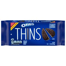 OREO Thins Chocolate Sandwich Cookies, Family Size- 11.78 oz