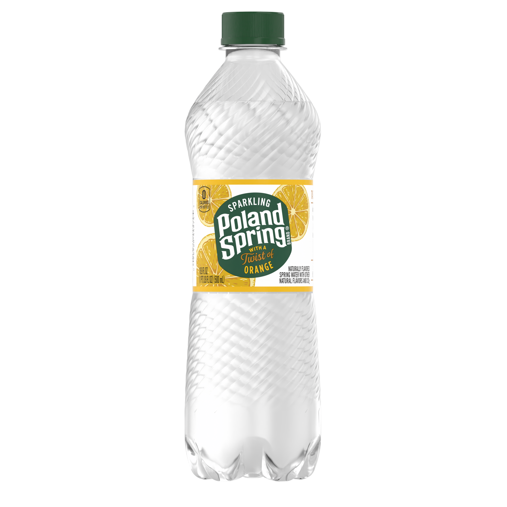 slide 1 of 9, Poland Spring Sparkling Water, Orange- 16.9 fl oz, 16.89 fl oz