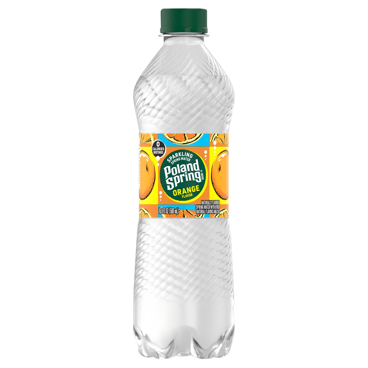 slide 2 of 9, Poland Spring Sparkling Water, Orange- 16.9 fl oz, 16.89 fl oz