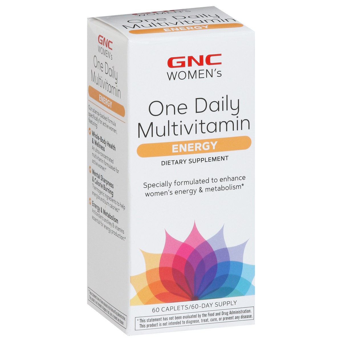 slide 7 of 9, Gnc Women's One Daily Multivitamin, Energy, Caplets, 60 ct