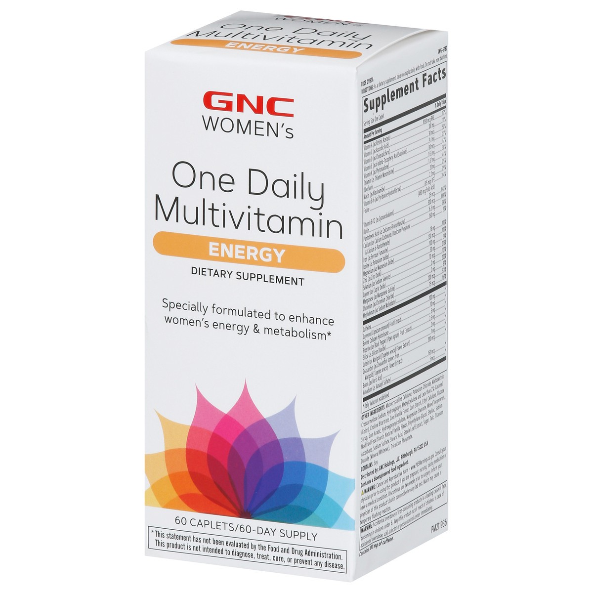 slide 4 of 9, Gnc Women's One Daily Multivitamin, Energy, Caplets, 60 ct