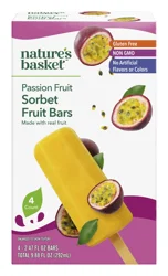 Nb Passion Fruit Sorbet Bars - 4 ct