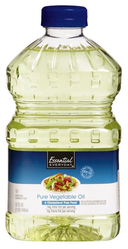 slide 1 of 1, Essential Everyday Vegetable Oil, 32 oz