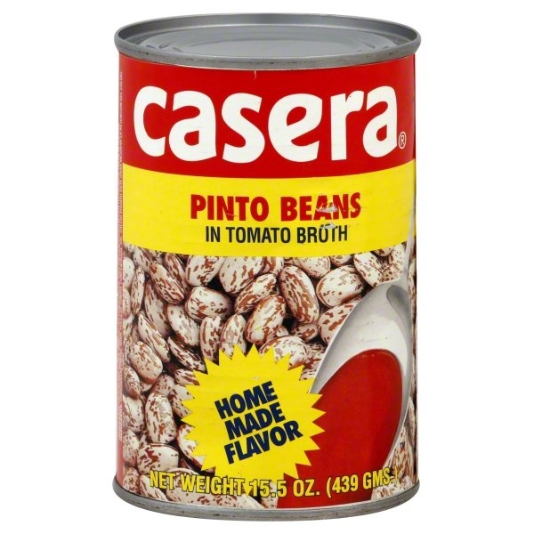 slide 1 of 1, Casera Pinto Beans in Tomato Broth, 15.5 oz