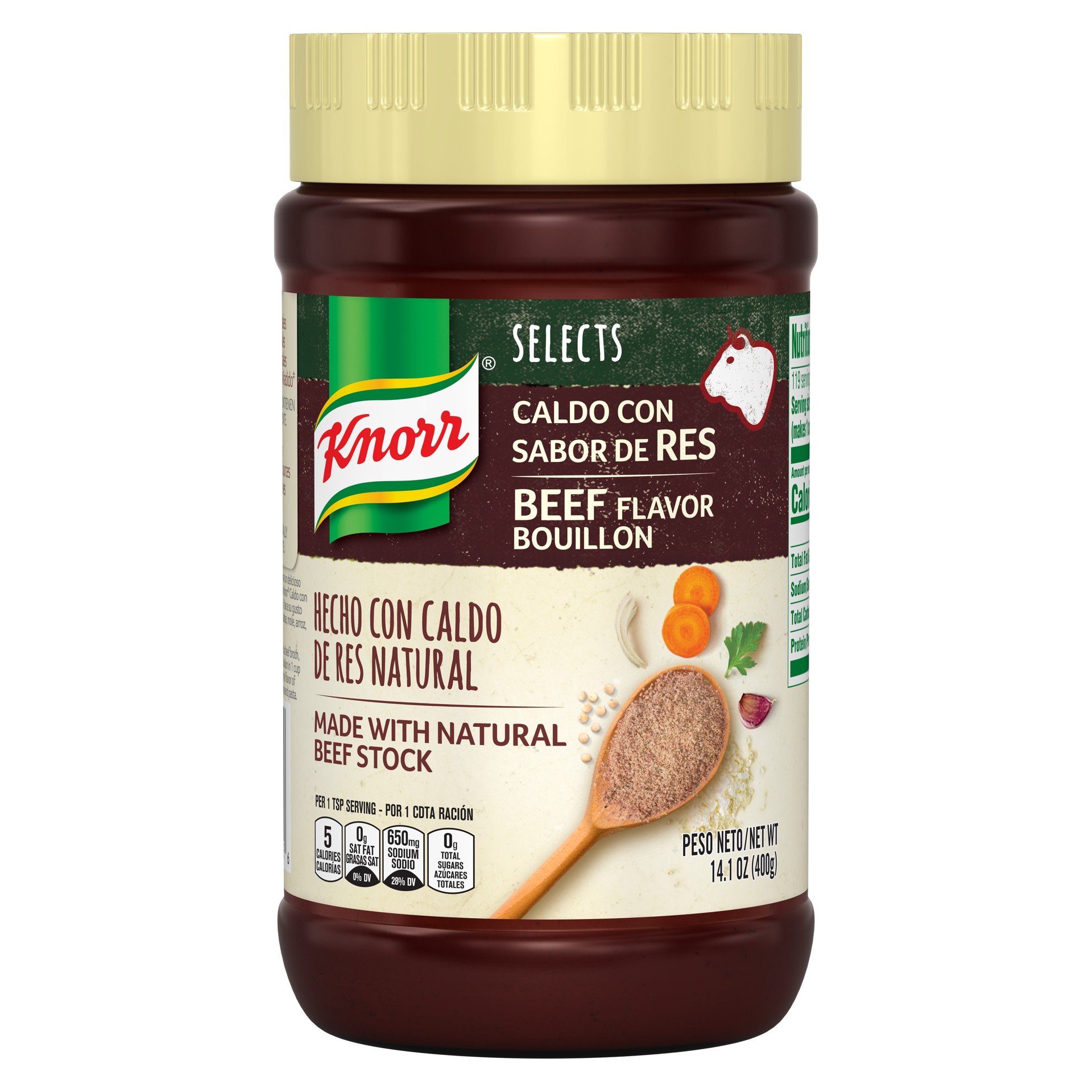 slide 3 of 4, Knorr Selects Granulated Beef Flavor Bouillon, 14.1 oz, 14.1 oz