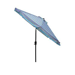 Signature SELECT 9 Feet Cabana Stripes Market Umbrella - Each
