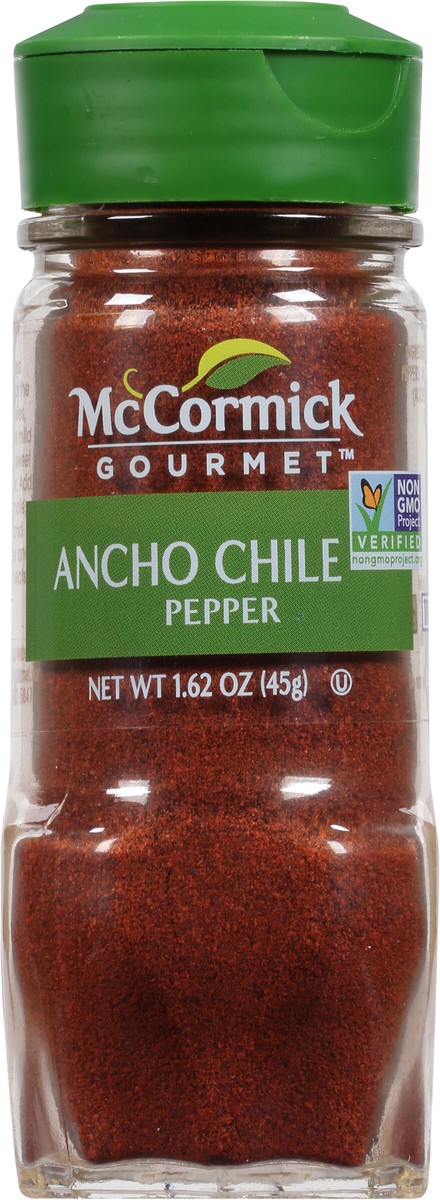 slide 4 of 7, McCormick Gourmet Ancho Chile Pepper, 1.62 oz, 1.62 oz